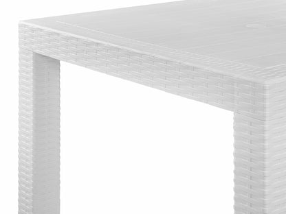 Lauko stalas Stalas FOSSANO 140 cm 80 cm Balta 265485 (Balta)