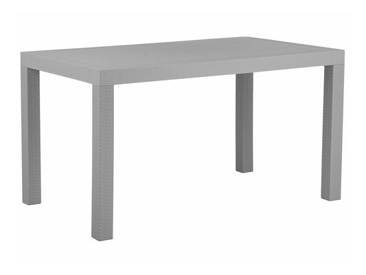 Lauko stalas Stalas FOSSANO 140 cm 80 cm Šviesi Pilka 159026 (Šviesi pilka)