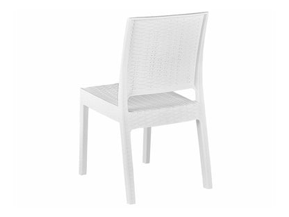 Stalo ir kėdžių komplektas Garden Dining Komplektas 6 Seater FOSSANO Balta 265672 (Balta)