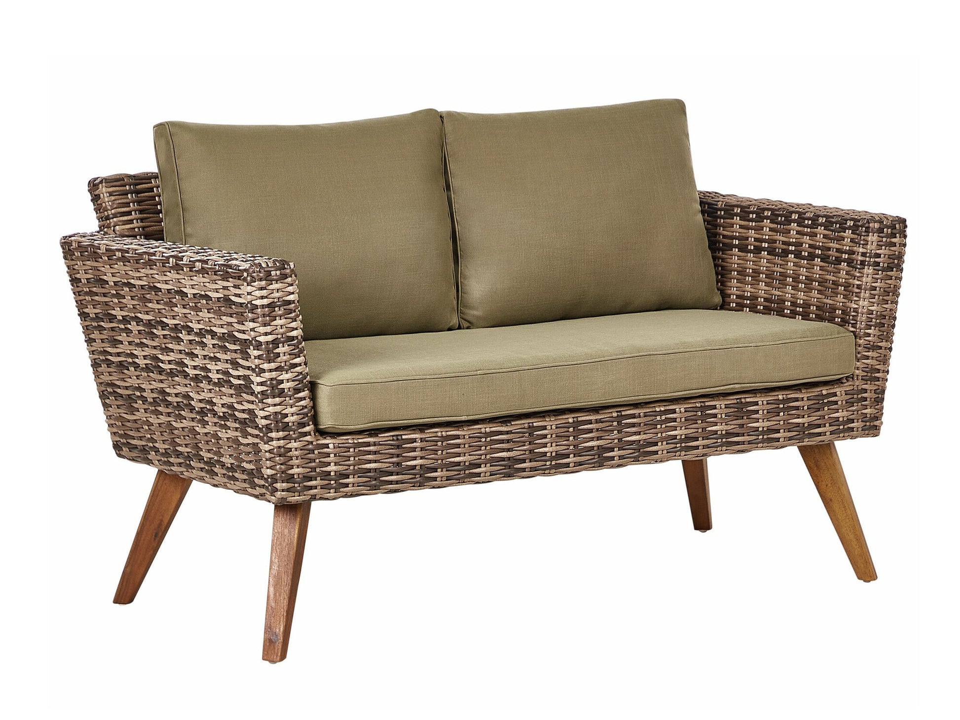Lauko baldų komplektas VITTORIA 4 seater 520688, Spalva: Ruda + Šviesus alyvmedis