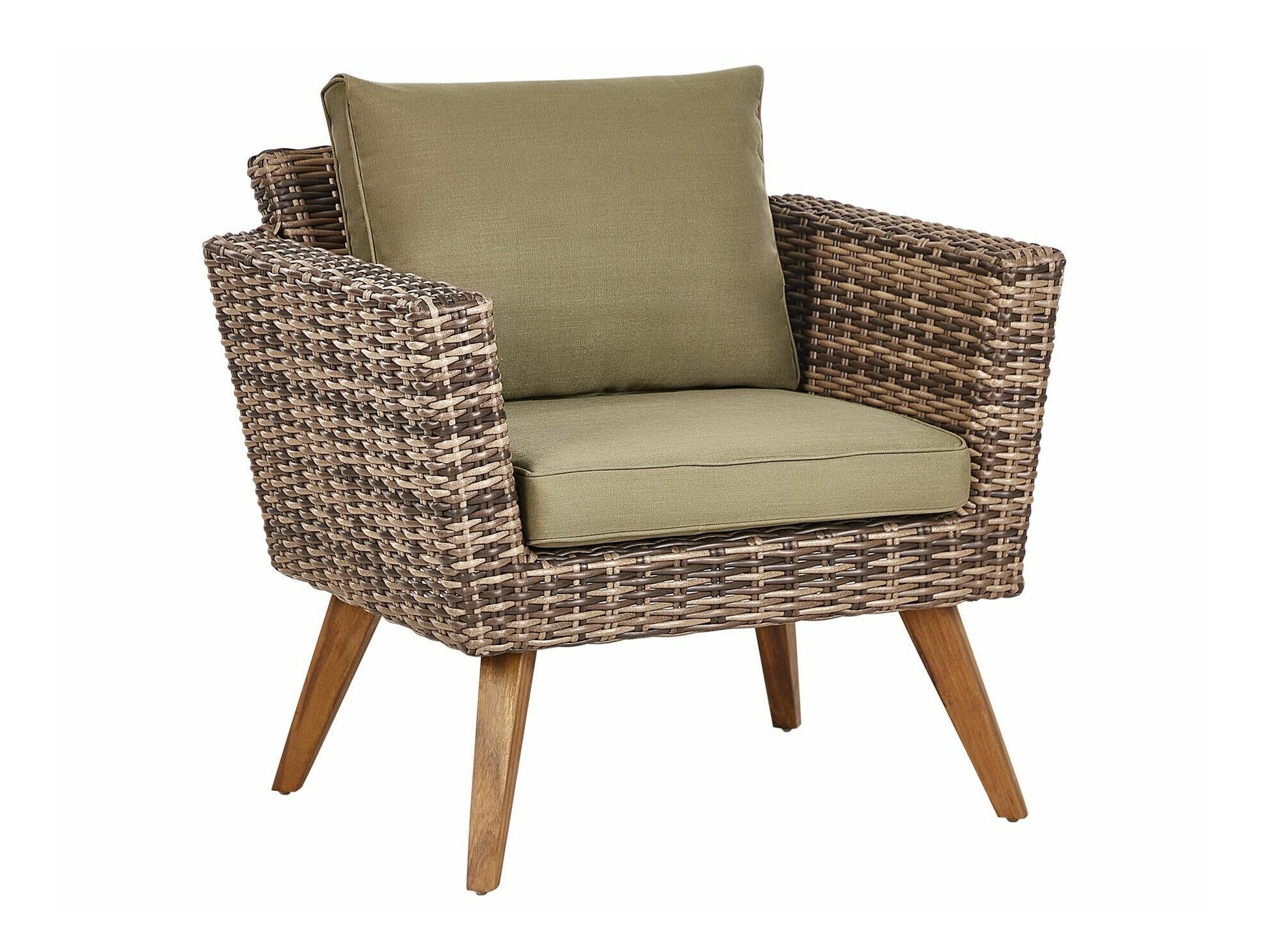 Lauko baldų komplektas VITTORIA 4 seater 520688, Spalva: Ruda + Šviesus alyvmedis