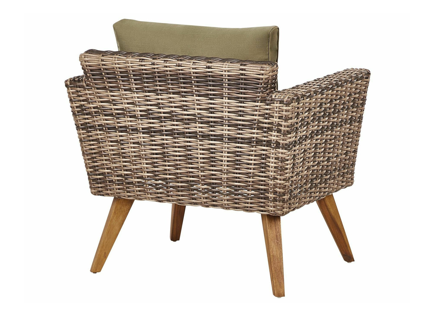 Lauko baldų komplektas VITTORIA 4 seater 520688, Spalva: Ruda + Šviesus alyvmedis