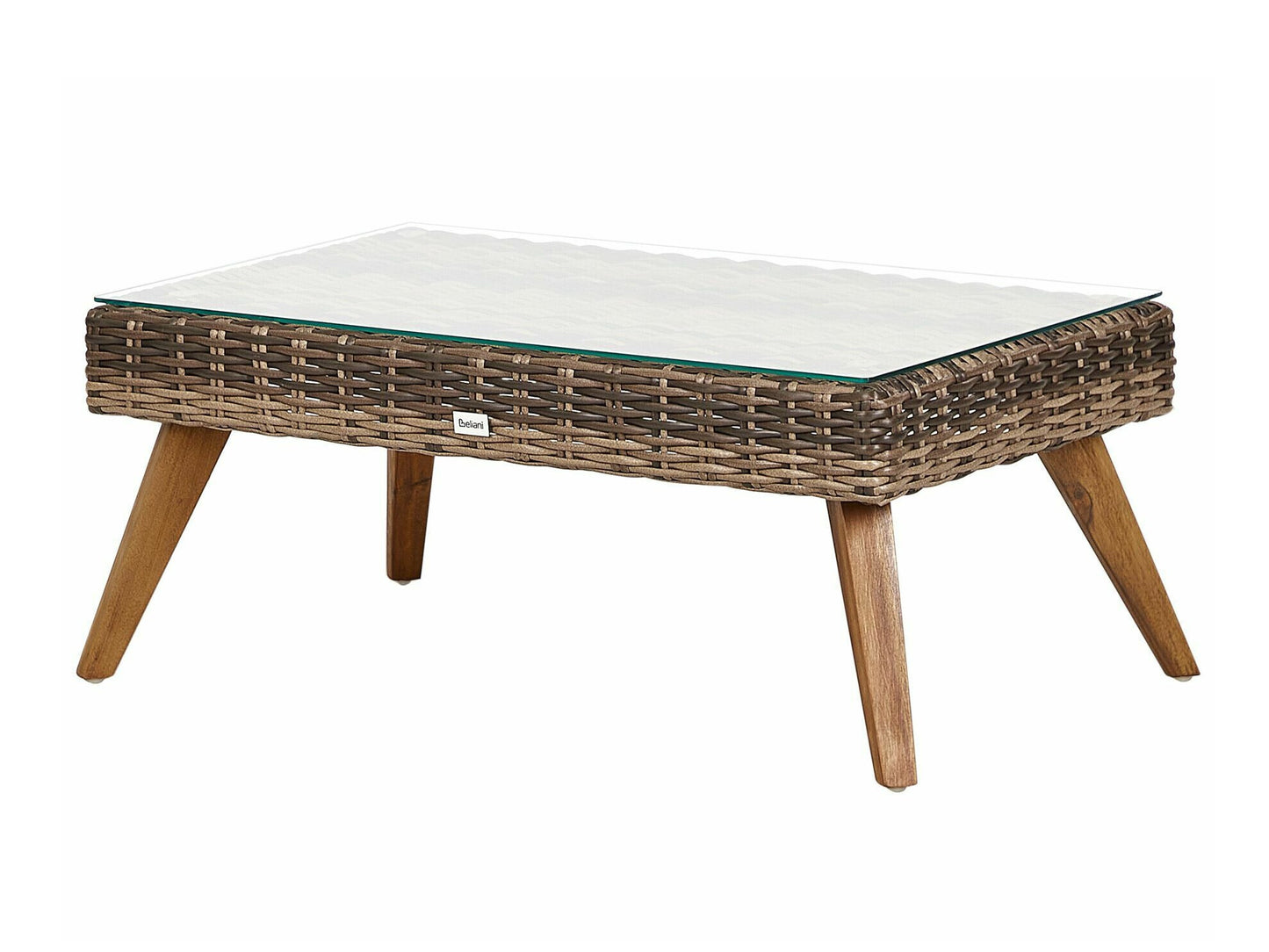 Lauko baldų komplektas VITTORIA 4 seater 520688, Spalva: Ruda + Šviesus alyvmedis