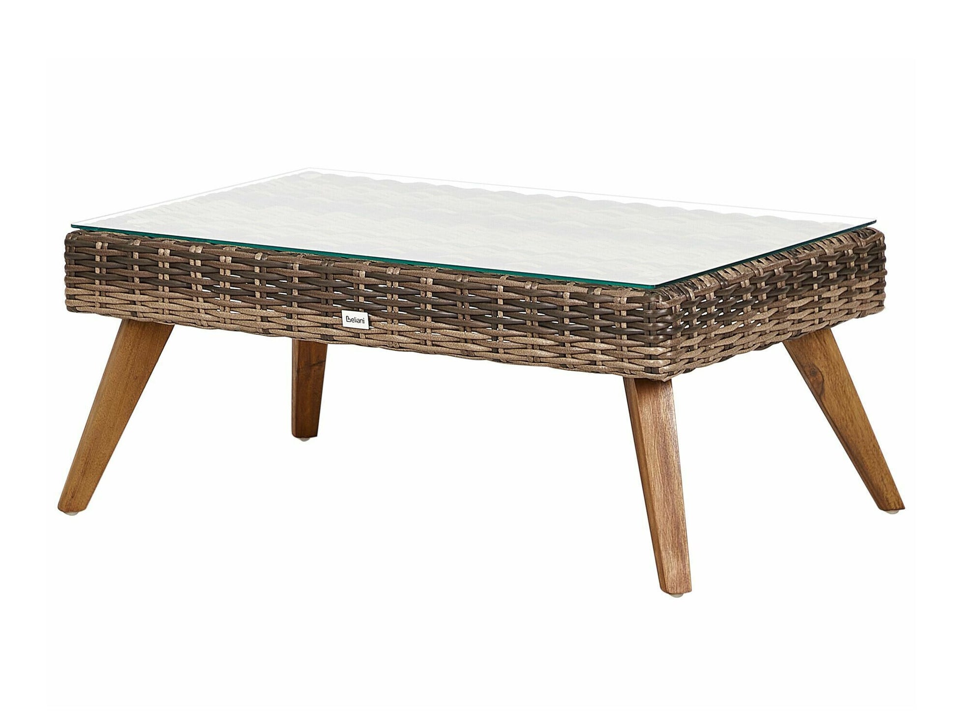 Lauko baldų komplektas VITTORIA 4 seater 520688, Spalva: Ruda + Šviesus alyvmedis
