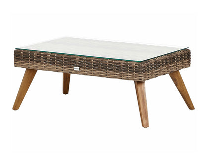 Lauko baldų komplektas VITTORIA 4 seater 520688, Spalva: Ruda + Šviesus alyvmedis