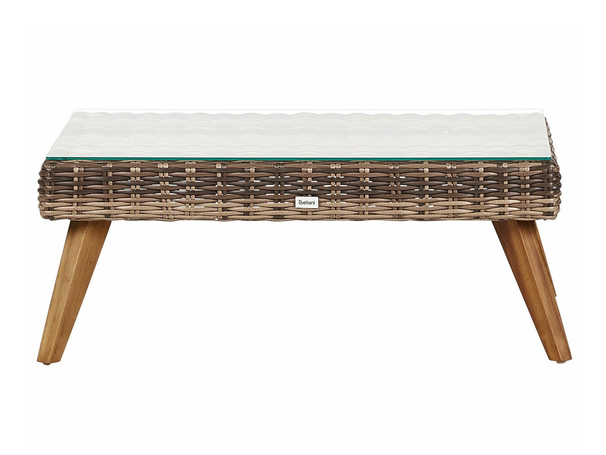 Lauko baldų komplektas VITTORIA 4 seater 520688, Spalva: Ruda + Šviesus alyvmedis
