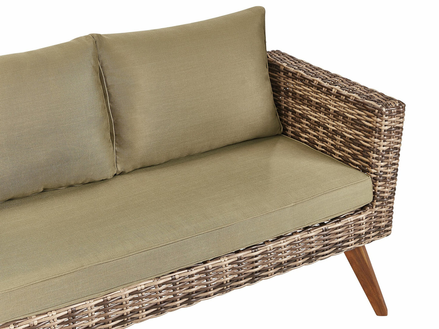 Lauko baldų komplektas VITTORIA 4 seater 520688, Spalva: Ruda + Šviesus alyvmedis