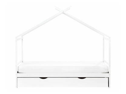 Lova Kids Lova Pušis Medis ORGEVAL 90 x 200 cm (EU Viengulės) with Storage Balta 594908 (Balta)