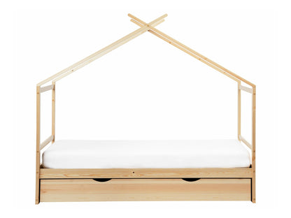 Lova Kids Lova Pušis Medis ORGEVAL 90 x 200 cm (EU Viengulės) with Storage Šviesi Ruda 594947 (Šviesus medis)