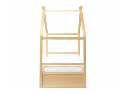 Lova Kids Lova Pušis Medis ORGEVAL 90 x 200 cm (EU Viengulės) with Storage Šviesi Ruda 594947 (Šviesus medis)