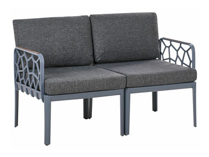 Lauko baldų komplektas ERICHE 611553, Spalva: Pilka