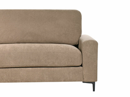 Minkštas kampas MALOY 604024, Spalva: Ruda, Variantas: Kairinis