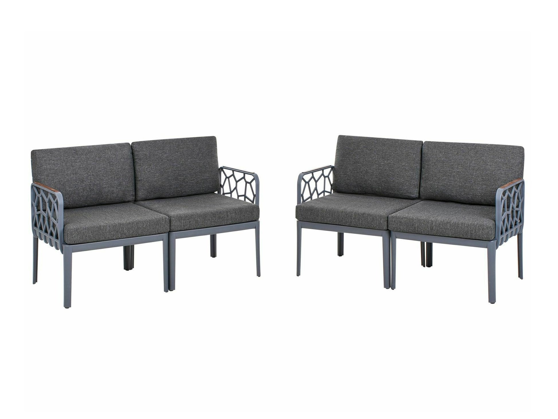 Lauko baldų komplektas ERICHE 611553, Spalva: Pilka 4026887