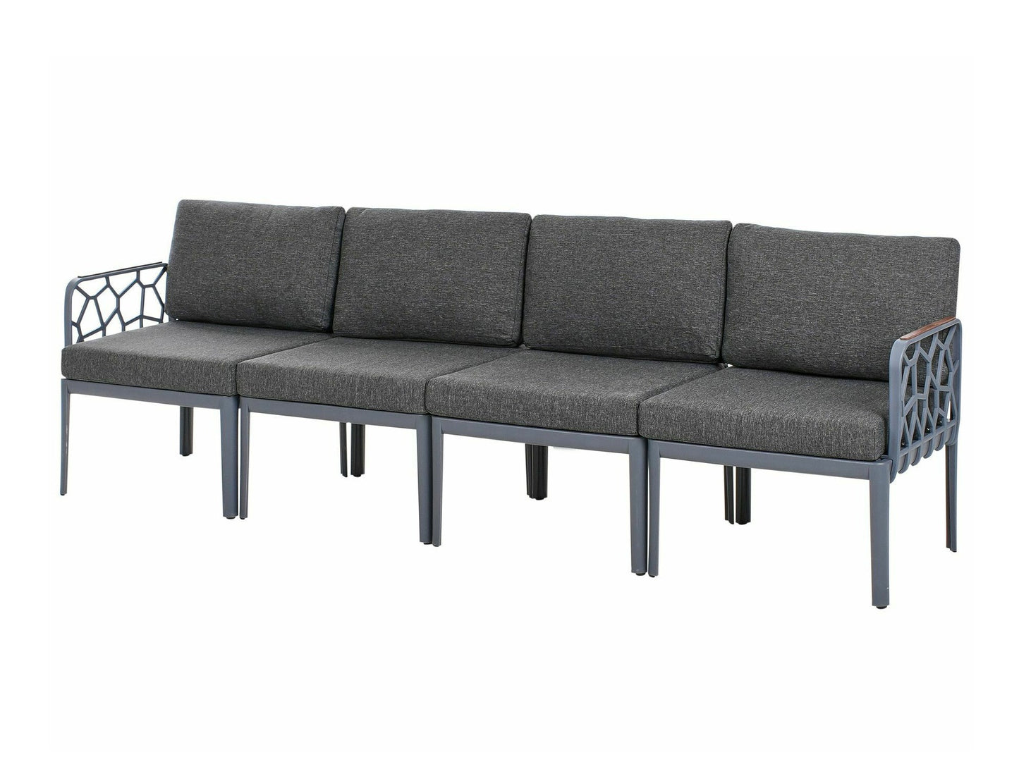 Lauko baldų komplektas ERICHE 611553, Spalva: Pilka 4026889