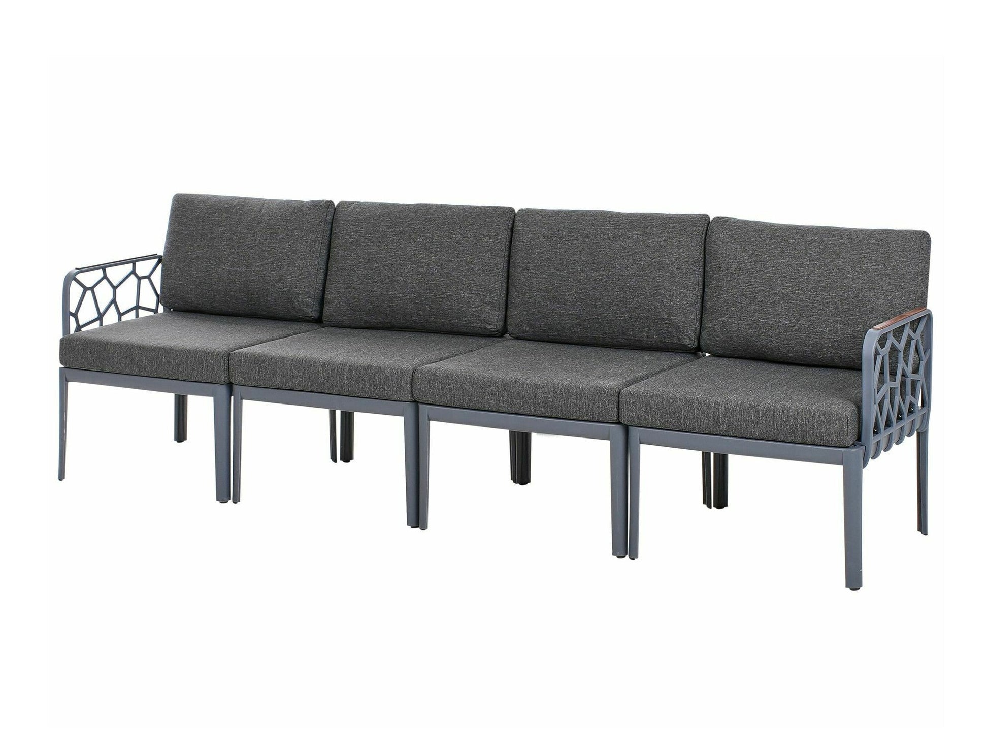 Lauko baldų komplektas ERICHE 611553, Spalva: Pilka 4026889