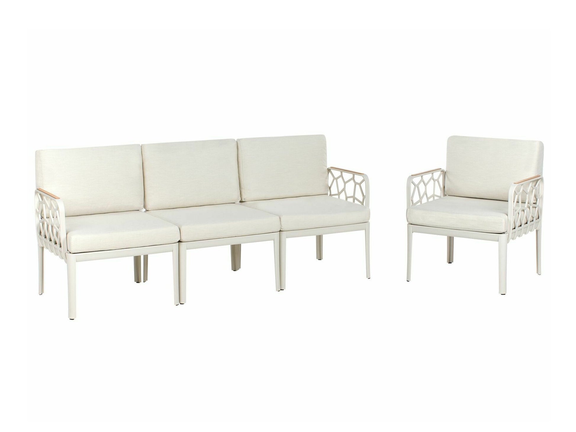 Lauko baldų komplektas ERICHE 611534, Spalva: Beige 4026896