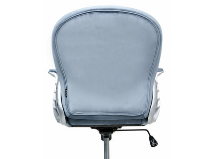 Biuro kėdė Swivel Velvetas Office Kėdė PRINCESS 2 Šviesi Mėlyna 609075 (Šviesi mėlyna)
