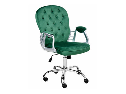 Biuro kėdė Swivel Velvetas Office Kėdė PRINCESS 2 Žalia 609055 (Žalia)