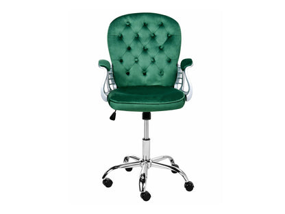 Biuro kėdė Swivel Velvetas Office Kėdė PRINCESS 2 Žalia 609055 (Žalia)