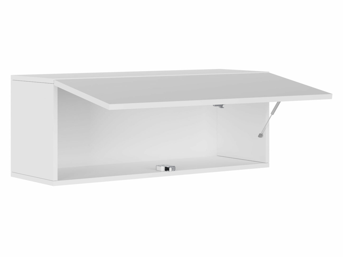 Pakabinama spintelė Vigo 90 (Zigo 90), Spalva: Juoda + Blizgi juoda 4029027