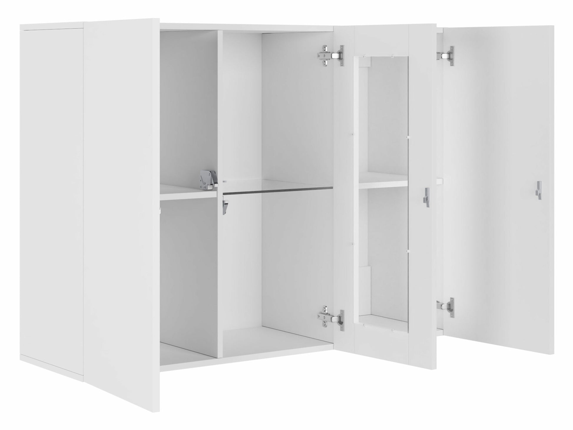 Pakabinama spintelė Vigo 120 (Zigo), LED apšvietimas: Yra RGB, Spalva: Juoda + Blizgi juoda 4029138