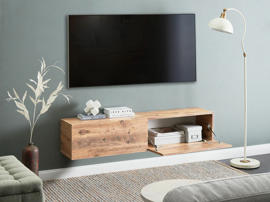 TV staliukas GLADSTONE 140cm, Spalva: Ruda