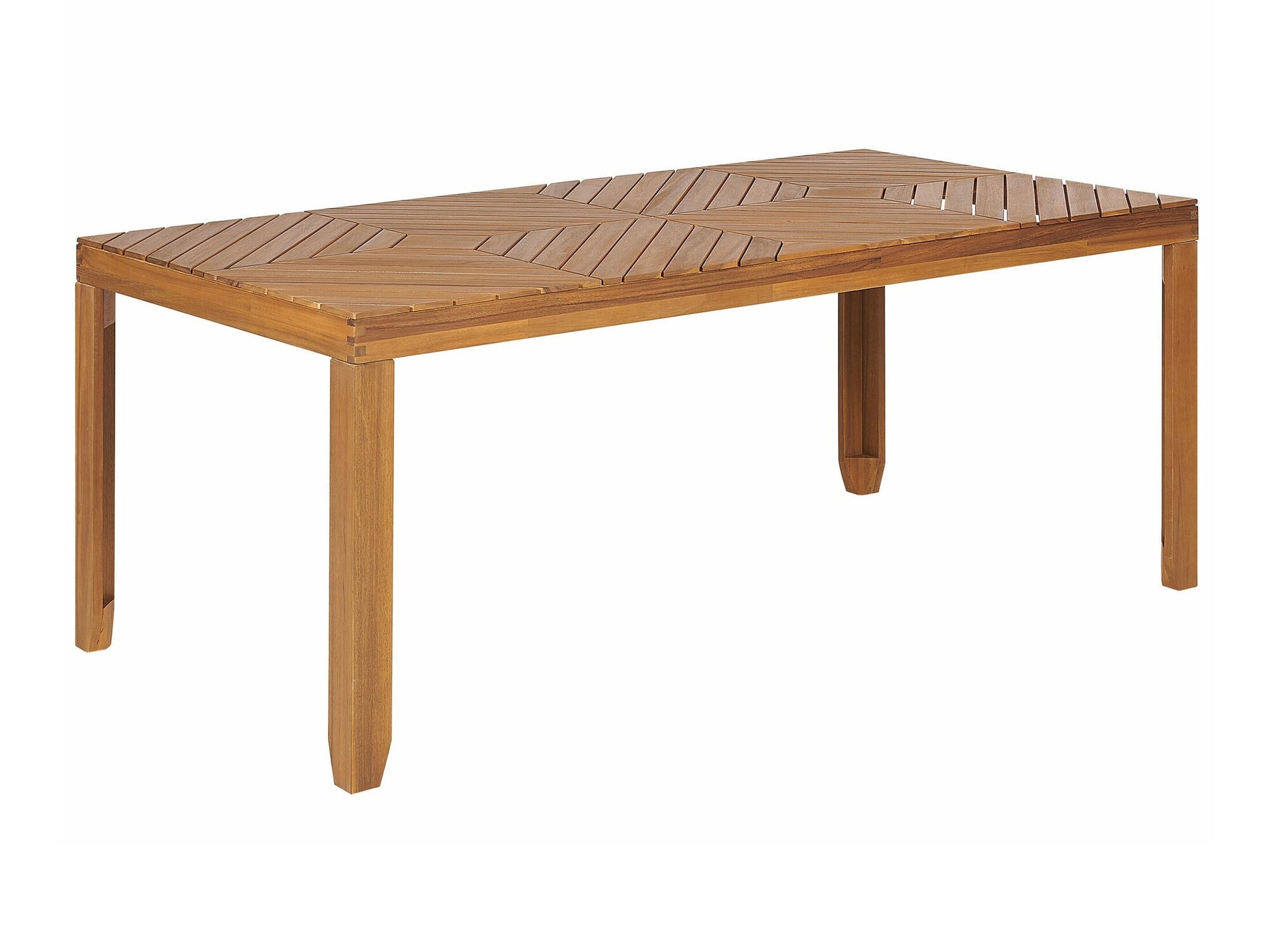 Stalo ir kėdžių komplektas Garden Dining Komplektas 4 Seater BARATTI Akacija Medis Ruda 399747
