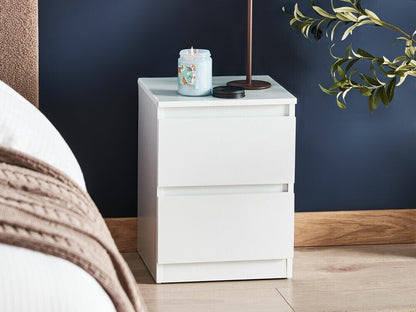 Naktinis staliukas 2 Stalčius Lovoside Stalas WINNIPEG Balta 610755