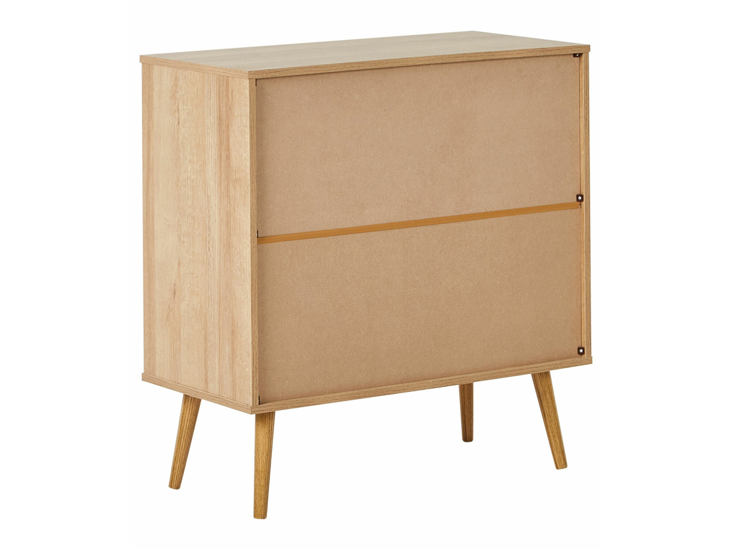 Spintelė Stiklas Display Spintelė ALBANY 80 cm Šviesi Ruda 594295