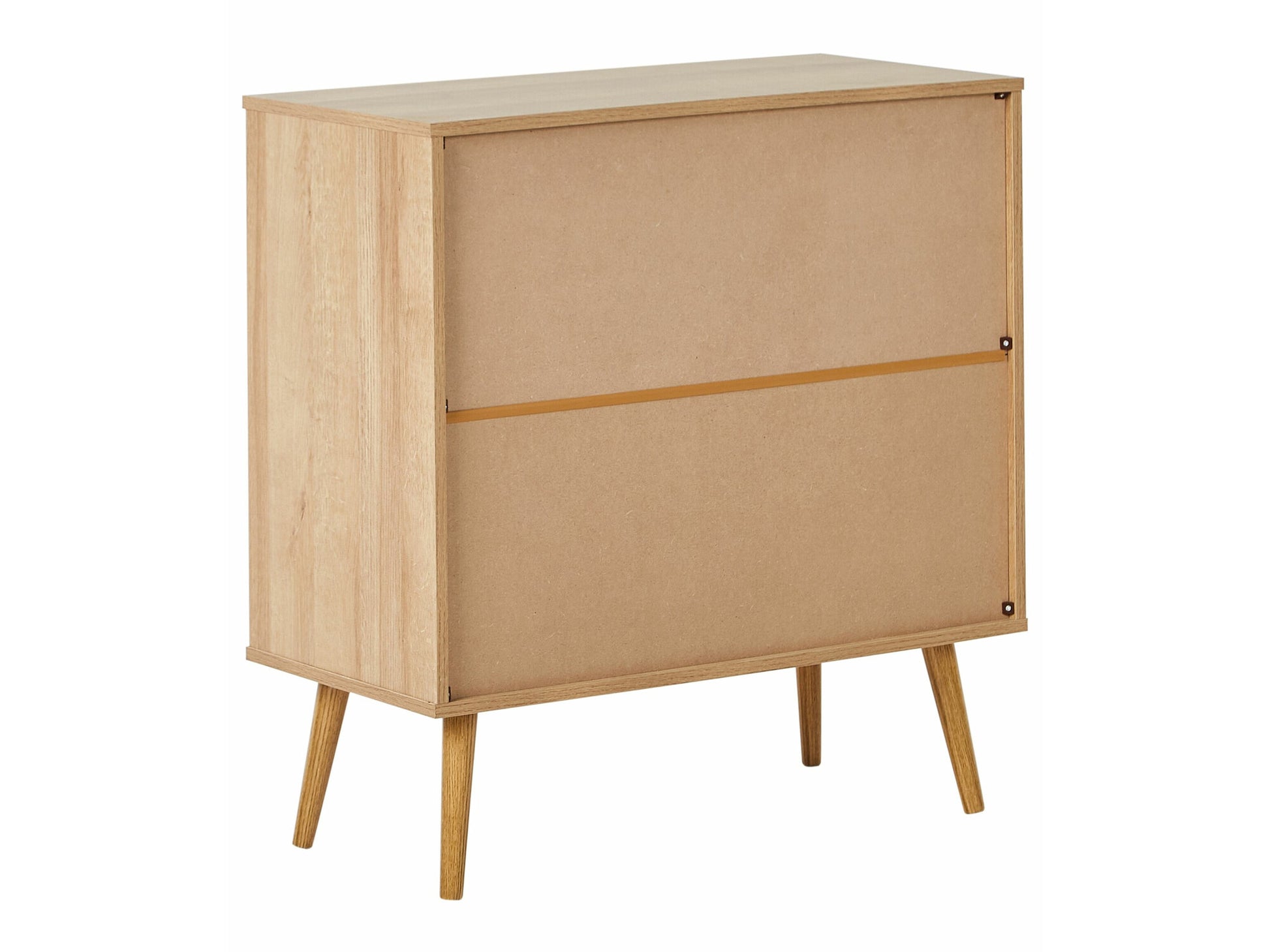 Spintelė Stiklas Display Spintelė ALBANY 80 cm Šviesi Ruda 594295