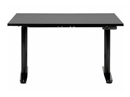 Reguliuojamo aukščio darbo stalas DESTINAS elektrinis 120 cm, Stalviršio spalva: Juoda, Kojų spalva: Juoda