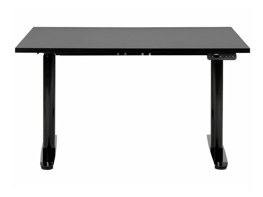 Reguliuojamo aukščio darbo stalas DESTINAS elektrinis 120 cm, Stalviršio spalva: Juoda, Kojų spalva: Juoda