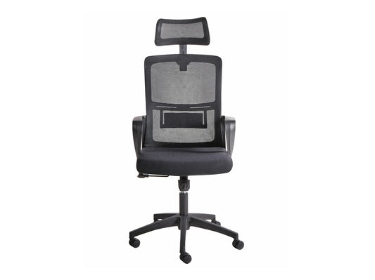 Biuro kėdė Office Kėdė Swivel MONARCH Gobelenas Juoda 611719 (Juoda)