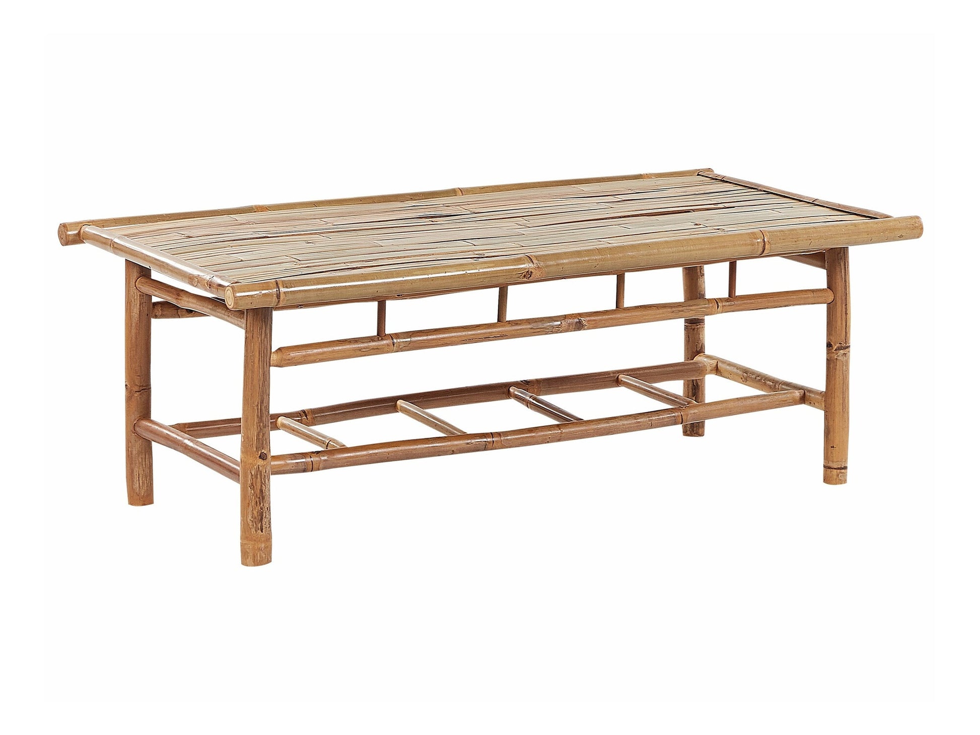 Lauko baldų komplektas Garden Lounge Komplektas with Stalas 4 Seater MAGGIORE Bambukas Medis Šviesi Ruda 341018