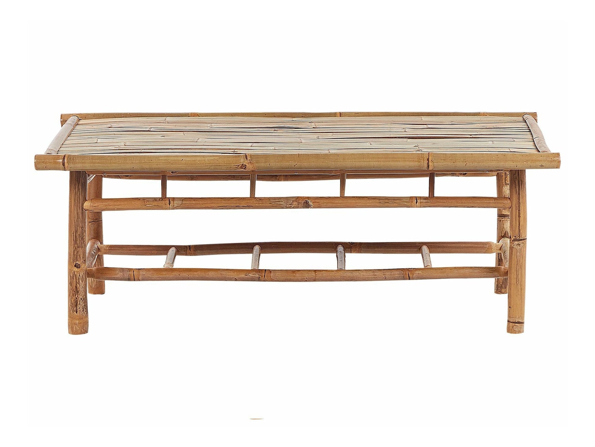 Lauko baldų komplektas Garden Lounge Komplektas with Stalas 4 Seater MAGGIORE Bambukas Medis Šviesi Ruda 341018