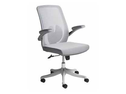 Biuro kėdė Office Kėdė Swivel OVERLORD Gobelenas Pilka 611814 (Pilka)