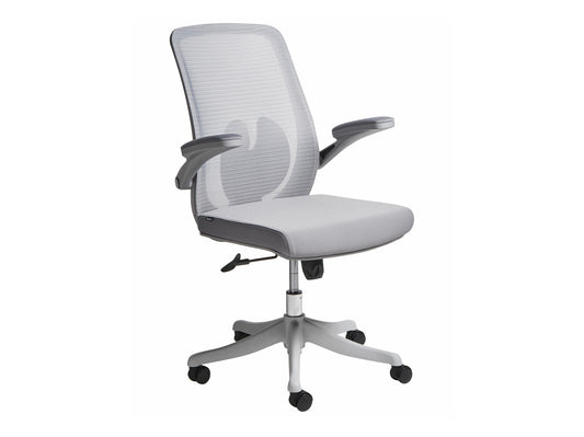 Biuro kėdė Office Kėdė Swivel OVERLORD Gobelenas Pilka 611814 (Pilka)