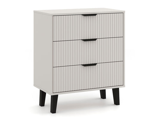 Komoda Komoda Scandi 3S SLIM KASZMIR BEŻ