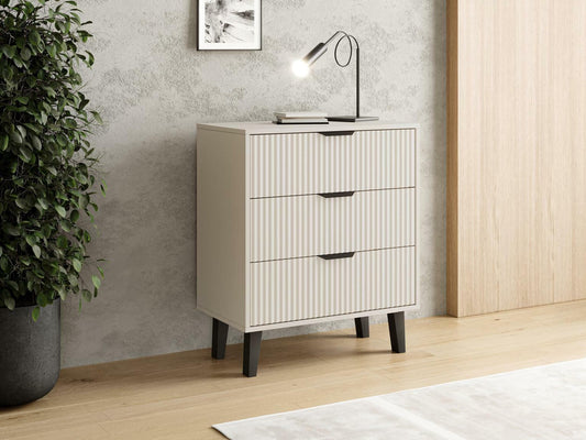 Komoda Komoda Scandi 3S SLIM KASZMIR BEŻ