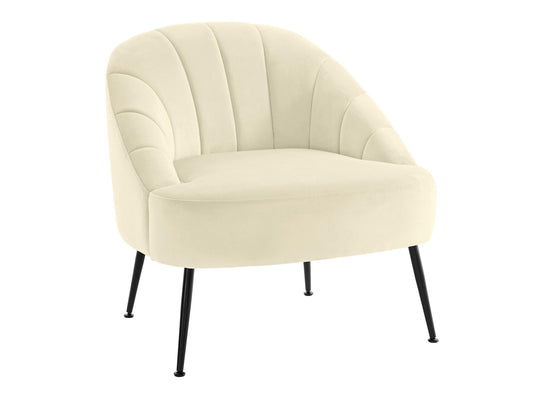 Fotelis Quincy Kėdė Kreminė Balta Vel 11067496