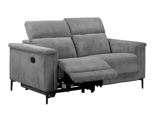 Sofa reglaineris Lund 2 Seater Sofa with 1 Rankinis Reglaineris Pilka Cordu 12101045 (Pilka)