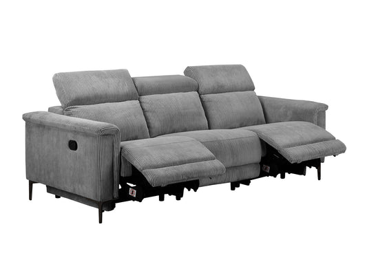 Sofa reglaineris Lund Sofa 3 Seater with 2 Rankinis Reglaineris Pilka Cordu 12081045 (Šviesi pilka)