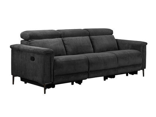 Sofa reglaineris Lund Sofa 3 Seater with 2 Rankinis Reglaineris Anthra Cordu 12081046 (Tamsi pilka)