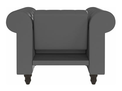 Chesterfield fotelis Felix Loungekėdė 1182440 (Tamsi pilka)