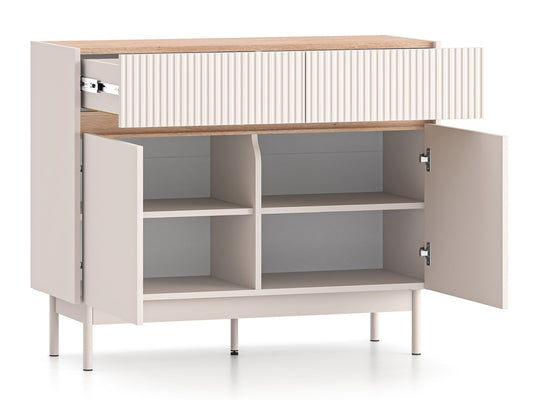 Komoda Dunea 06 cashmere / cremona oak torro - chest of drawers 2D2S