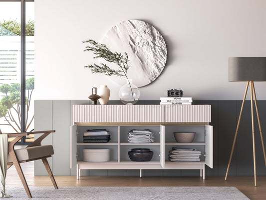 Komoda Dunea 05 cashmere / cremona torro oak - 3D3S chest of drawers