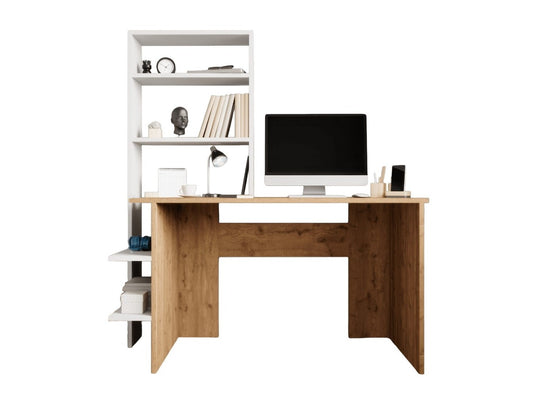 Darbo stalas Aden - Oak, White