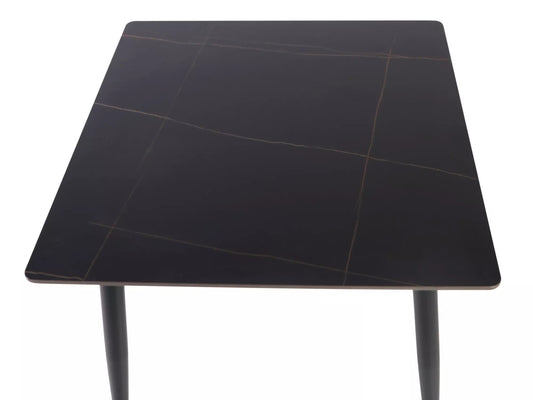 Stalas Rion 130 RIONC130, Spalva: Juodas marmuras