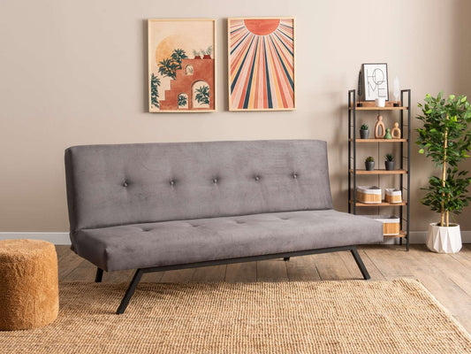 Sofa lova 3-Seat Sofa-Lova Zola (Futon) 859FTN2899, Spalva: Pilka