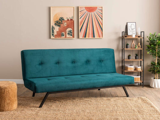 Sofa lova 3-Seat Sofa-Lova Zola (Futon) 859FTN2901, Spalva: Turkis